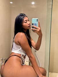 Snapping Mirror Selfies In My Thong