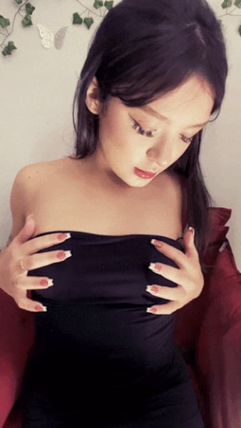 Picture by yumi__moon saying 'The Perfect Shaped Tits To Suck And Fuck Right?'