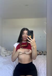 Just A 18yo Girl Showing Off Her Small Tits