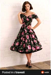 Picture of 'I Love This Flowery Dress'